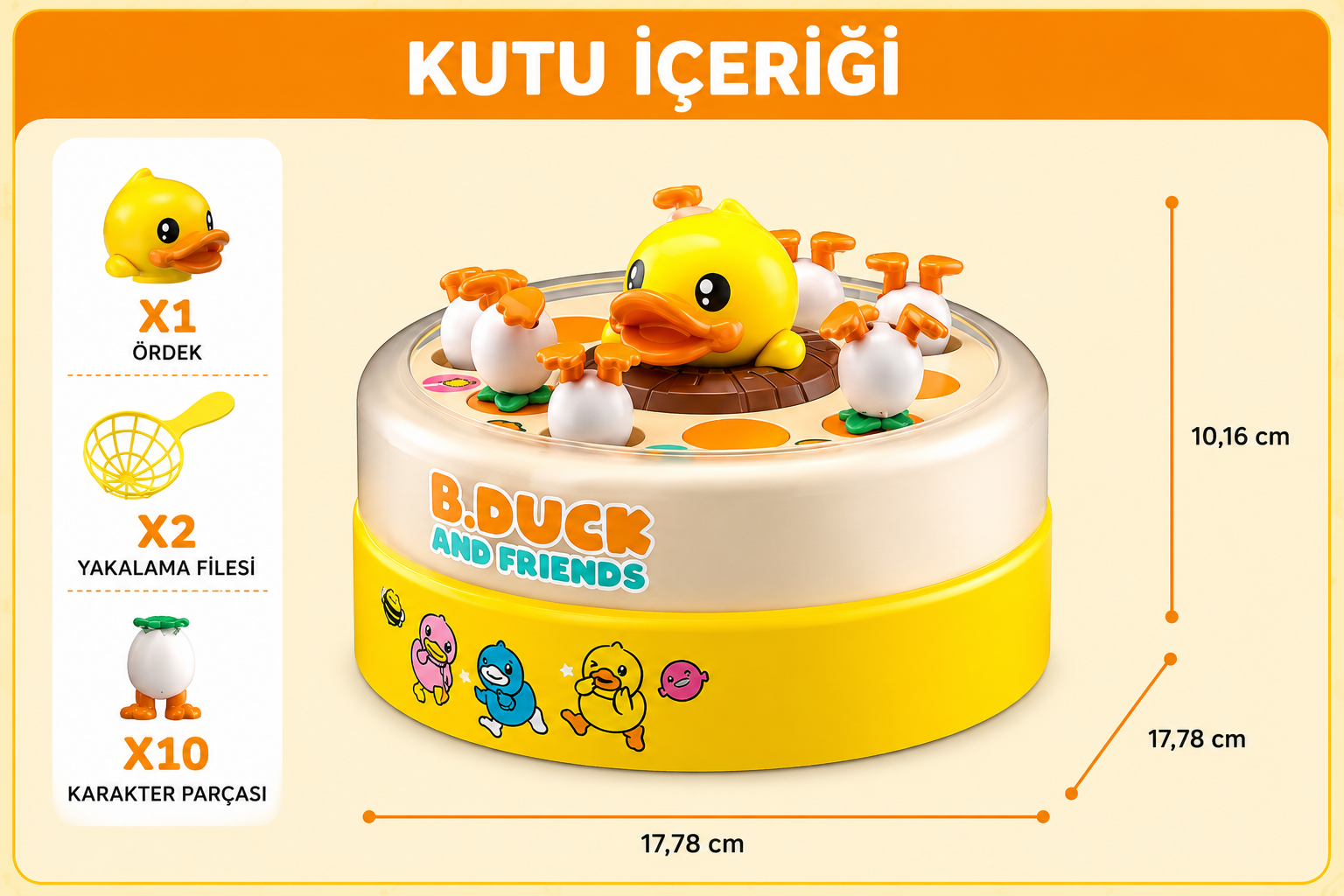 MiniDuck güvenli dayanıklı ve eğlenceli özellikler